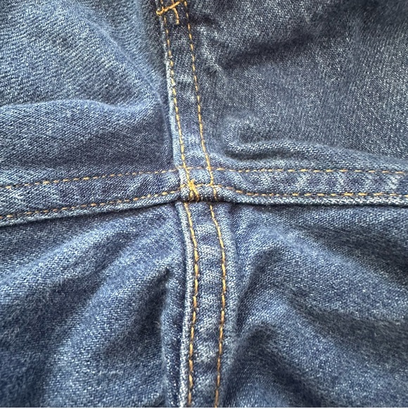 RE/DONE Originals 90s High Rise Loose in Destroyed Broken Blue Size 28 - Picture 11 of 11